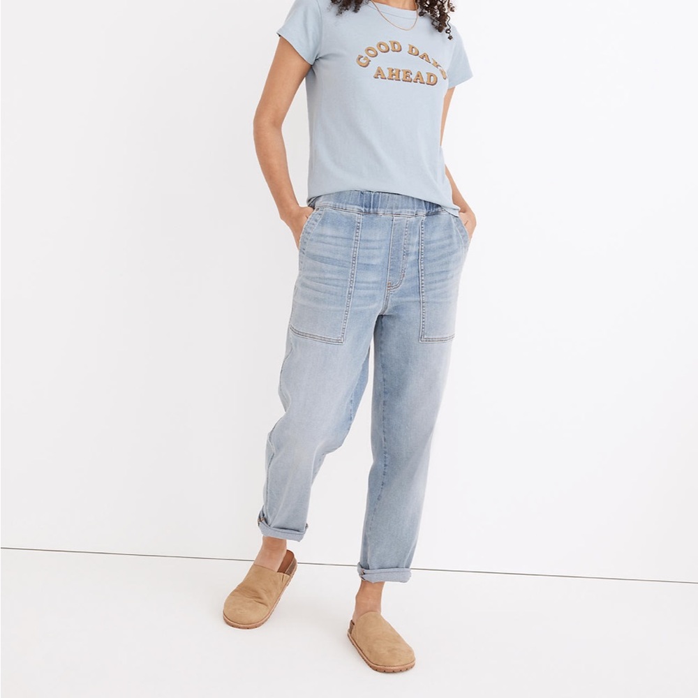 Madewell petite pull on relaxed pant size xsmall